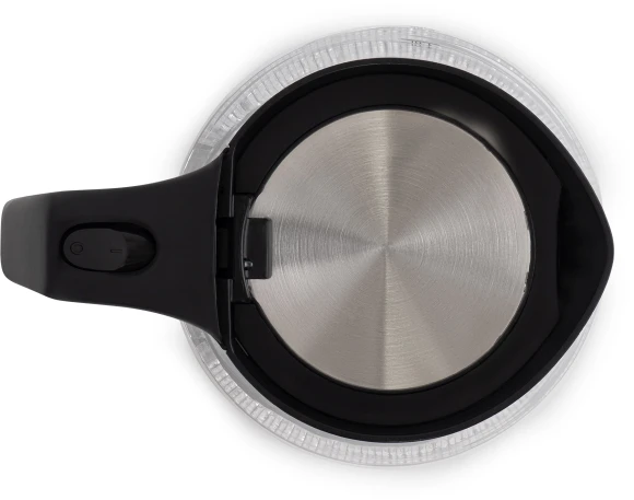 Чайник электрический Starwind SKS2035 1.7л. 2200Вт черный корпус: стекло/пластик