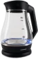 Чайник электрический Starwind SKS2035 1.7л. 2200Вт черный корпус: стекло/пластик