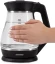 Чайник электрический Starwind SKS2035 1.7л. 2200Вт черный корпус: стекло/пластик