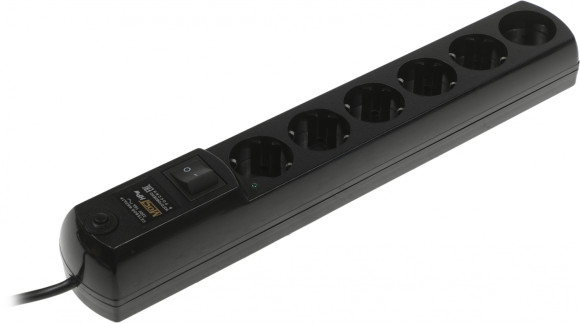 Сетевой фильтр Most HPw 2м (6 розеток) черный (коробка) Сетевой фильтр Most HPw 2м (6 розеток) черный (коробка)