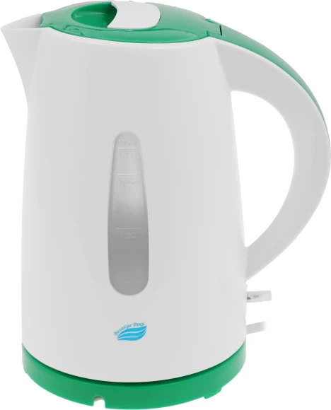 Чайник электрический Великие Реки Томь-1 1.7л. 1850Вт белый/зеленый корпус: пластик Чайник электрический Великие Реки Томь-1 1.7л. 1850Вт белый/зеленый корпус: пластик