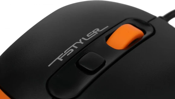Мышь A4Tech Fstyler FM10 черный/оранжевый оптическая 1600dpi USB 4but (FM10 ORANGE) Мышь A4Tech Fstyler FM10 черный/оранжевый оптическая 1600dpi USB 4but (FM10 ORANGE)