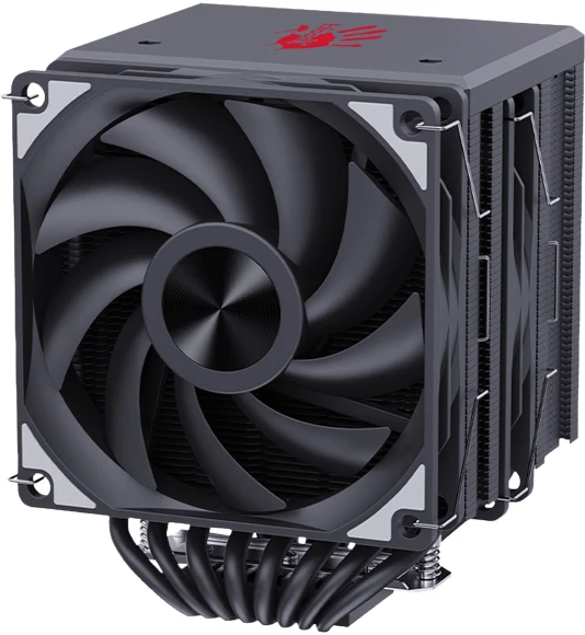 Устройство охлаждения(кулер) Bloody AC-14 Soc-AM5/AM4/1200/1700/1851 черный 4-pin 20-30dB Al+Cu 280W 913gr Ret (AC-14-280-BK)