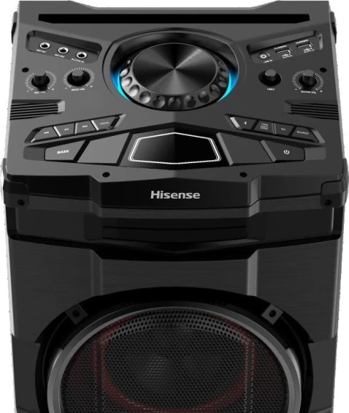 Минисистема Hisense Party rockstar 1600 черный 800Вт FM USB BT Минисистема Hisense Party rockstar 1600 черный 800Вт FM USB BT