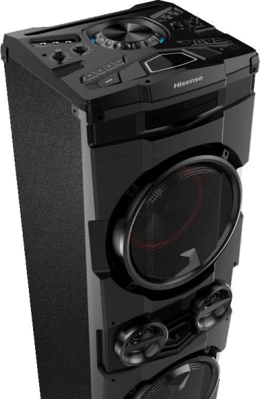 Минисистема Hisense Party rockstar 1600 черный 800Вт FM USB BT Минисистема Hisense Party rockstar 1600 черный 800Вт FM USB BT