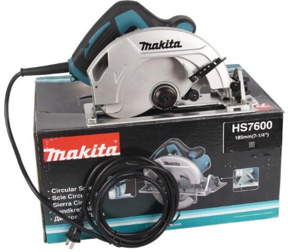 Циркулярная пила (дисковая) Makita HS7600 1200Вт (ручная) D диска.:185мм