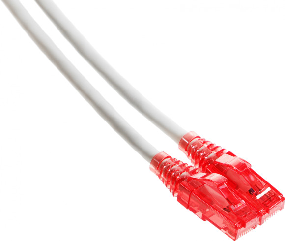 Патч-корд Hyperline PC-LPM-UTP-RJ45-RJ45-C5E-3M-LSZH-GY UTP RJ-45 вил.-вилка RJ-45 кат.5E 3м серый LSZH 24AWG