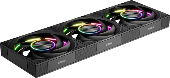 Система водяного охлаждения PcCooler DT360 Display ARGB Soc-AM5/AM4/1200/1700/1851 черный 4-pin 15-33.1dB Al LCD 320W Ret (DT360-BKAWXY-GL)