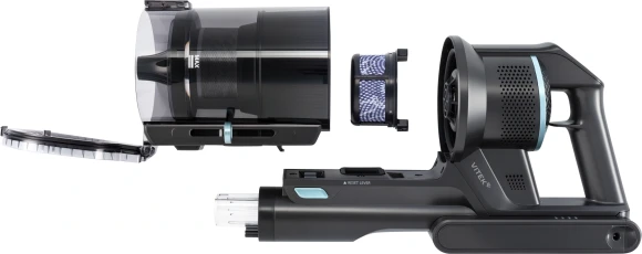 Пылесос Vitek VT-CLS06ULTRA 700Вт серый стальной/серебристый
