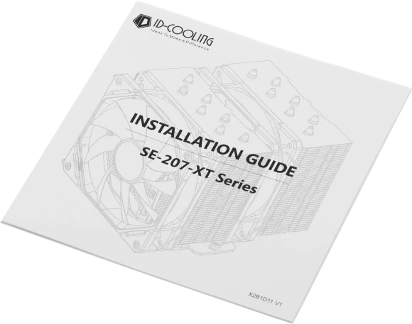 Устройство охлаждения(кулер) ID-Cooling SE-207-XT Slim Soc-AM5/AM4/1200/1700/1851 черный 4-pin 15-35dB Al+Cu 220W 760gr Ret Устройство охлаждения(кулер) ID-Cooling SE-207-XT Slim Soc-AM5/AM4/1200/1700/1851 черный 4-pin 15-35dB Al+Cu 220W 760gr Ret