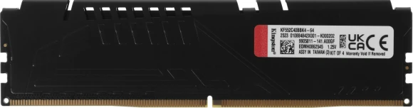 Память DDR5 4x16GB 5200MHz Kingston KF552C40BBK4-64 Fury Beast Black RTL Gaming PC5-41600 CL40 DIMM 288-pin 1.25В kit single rank с радиатором Ret Память DDR5 4x16GB 5200MHz Kingston KF552C40BBK4-64 Fury Beast Black RTL Gaming PC5-41600 CL40 DIMM 288-pin 1.25В kit single rank с радиатором Ret