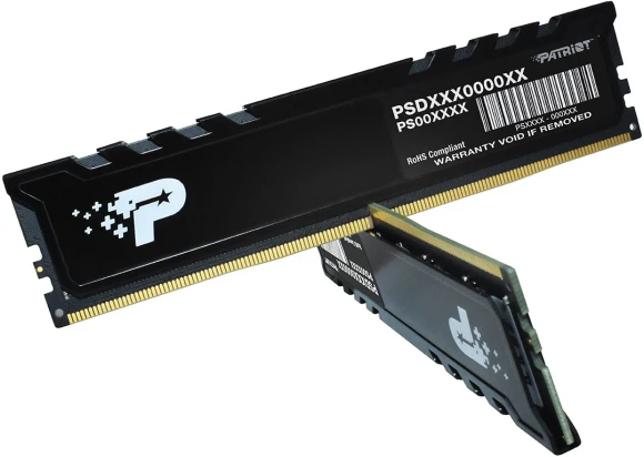 Память DDR5 2x8GB 4800MHz Patriot PSP516G4800KH1 Signature Premium RTL PC5-38400 CL40 DIMM 288-pin 1.1В kit single rank с радиатором Ret Память DDR5 2x8GB 4800MHz Patriot PSP516G4800KH1 Signature Premium RTL PC5-38400 CL40 DIMM 288-pin 1.1В kit single rank с радиатором Ret