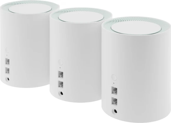 Бесшовный Mesh роутер Cudy M1300 (M1300(3-PACK)) AC1200 10/100/1000BASE-TX белый (упак.:3шт) Бесшовный Mesh роутер Cudy M1300 (M1300(3-PACK)) AC1200 10/100/1000BASE-TX белый (упак.:3шт)