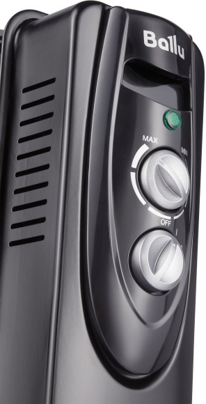 Радиатор масляный Ballu Classic Black BOH/CL-07BRN 1500Вт черный/серый