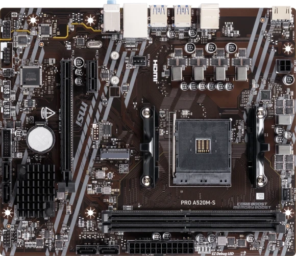 Материнская плата MSI PRO B850M-E EVO Socket AM5 AMD B850 2xDDR5 mATX AC`97 8ch(7.1) 2.5Gg RAID+VGA+HDMI