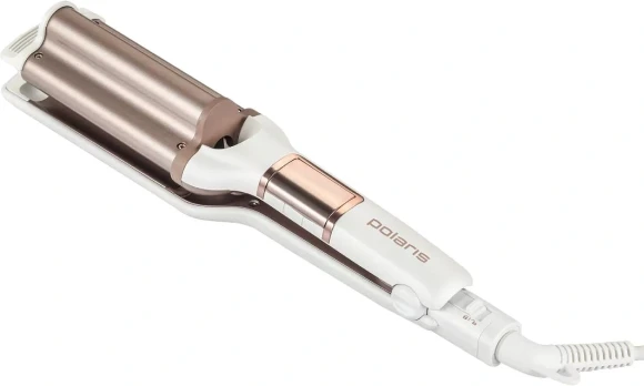 Щипцы Polaris PHS 5095TAi wave Argan Therapy Pro 80Вт белый/розовое золото макс.темп.:220С покрытие:турмалиновое (PHS 5095TAI)
