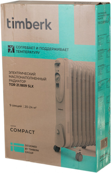 Радиатор масляный Timberk TOR 21.1809 SLX 2000Вт белый Радиатор масляный Timberk TOR 21.1809 SLX 2000Вт белый