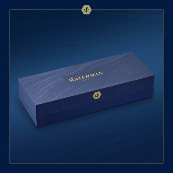 Ручка роллер Waterman Expert L`Essence du Bleu (2166429) LaqBlue CT F черн. черн. подар.кор. Ручка роллер Waterman Expert L`Essence du Bleu (2166429) LaqBlue CT F черн. черн. подар.кор.