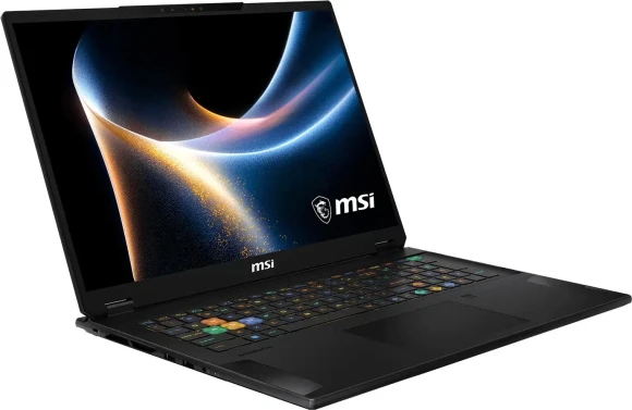 Ноутбук MSI Stealth 18 HX A2WI-083RU Core Ultra 9 290HX Plus 32Gb SSD2Tb NVIDIA GeForce RTX5080 16Gb 18" IPS UHD+ (3840x2400) Windows 11 Home black WiFi BT Cam (9S7-183341-083)