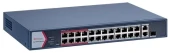 Коммутатор HiWatch DS-S1326-PI (L2) 24x100Мбит/с 2x1Гбит/с 1xКомбо(1000BASE-T/SFP) 24PoE 230W неуправляемый