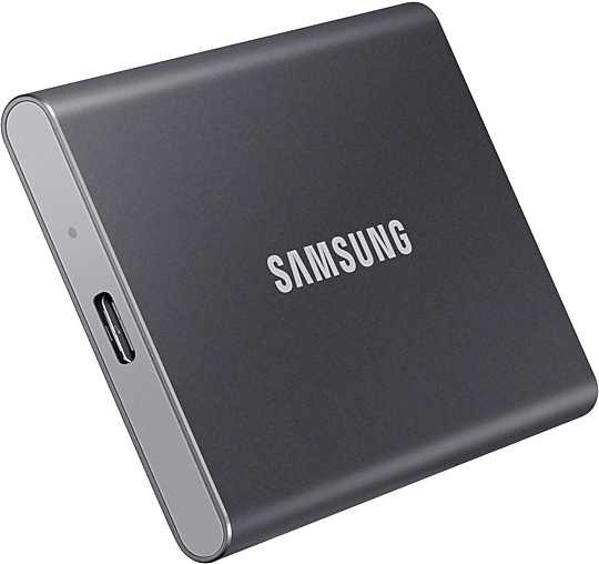 Накопитель SSD Samsung USB-C 1Tb MU-PC1T0T/WW T7 1.8" черный Накопитель SSD Samsung USB-C 1Tb MU-PC1T0T/WW T7 1.8" черный