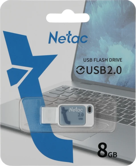 Флеш Диск Netac 8Gb UA31 NT03UA31N-008G-20BL USB2.0 синий Флеш Диск Netac 8Gb UA31 NT03UA31N-008G-20BL USB2.0 синий