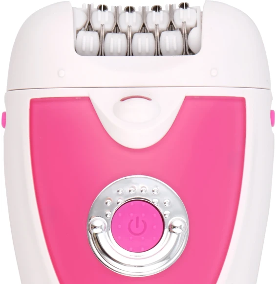Эпилятор Vitek VT-2244 скор.:2 насад.:2 от электр.сети от аккум. белый/розовый