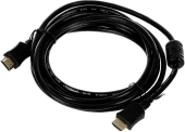 Кабель аудио-видео Premier 5-813 HDMI (m)/HDMI (m) 3м. феррит.кольца позолоч.конт. черный (5-813 3.0) Кабель аудио-видео Premier 5-813 HDMI (m)/HDMI (m) 3м. феррит.кольца позолоч.конт. черный (5-813 3.0)