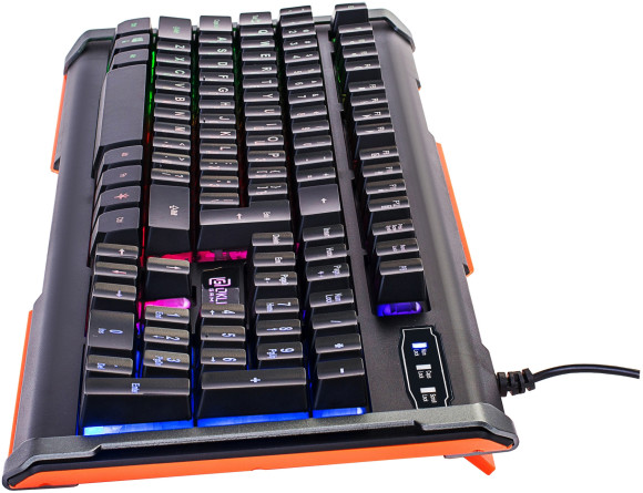 Клавиатура Оклик 717G BLACK DEATH черный/оранжевый USB Multimedia for gamer LED (476395) Клавиатура Оклик 717G BLACK DEATH черный/оранжевый USB Multimedia for gamer LED (476395)