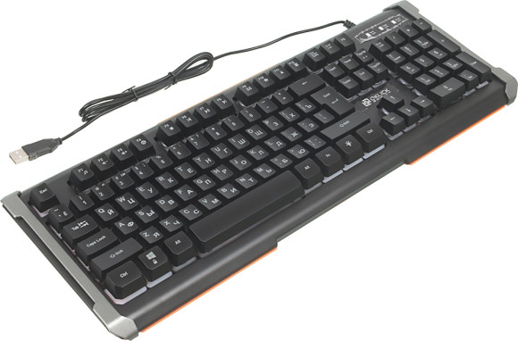 Клавиатура Оклик 717G BLACK DEATH черный/оранжевый USB Multimedia for gamer LED (476395) Клавиатура Оклик 717G BLACK DEATH черный/оранжевый USB Multimedia for gamer LED (476395)