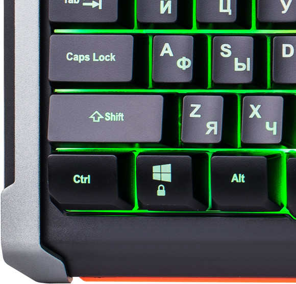 Клавиатура Оклик 717G BLACK DEATH черный/оранжевый USB Multimedia for gamer LED (476395) Клавиатура Оклик 717G BLACK DEATH черный/оранжевый USB Multimedia for gamer LED (476395)