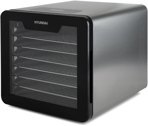 Сушка для фруктов и овощей Hyundai HYFD-8802 14под. 600Вт серебристый Сушка для фруктов и овощей Hyundai HYFD-8802 14под. 600Вт серебристый
