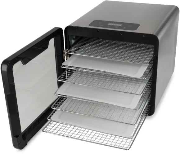 Сушка для фруктов и овощей Hyundai HYFD-8802 14под. 600Вт серебристый Сушка для фруктов и овощей Hyundai HYFD-8802 14под. 600Вт серебристый