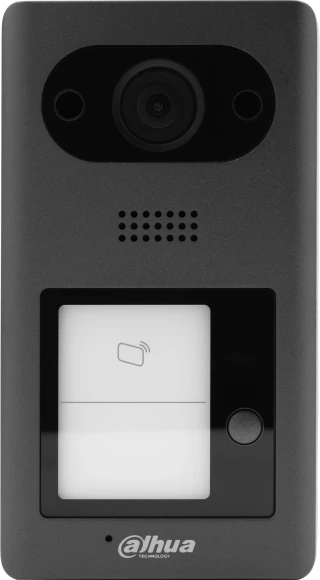 Видеопанель Dahua DHI-VTO3211D-P1-S2 цветной сигнал CMOS цвет панели: черный