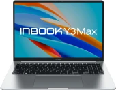 Ноутбук Infinix Inbook Y3 Max YL613 Core i3 1215U 8Gb SSD512Gb Intel UHD Graphics 16" IPS FHD (1920x1200) FreeDOS silver WiFi BT Cam (71008301568)