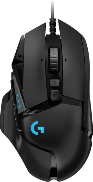 Мышь Logitech G502 Hero черный оптическая 25600dpi USB для ноутбука 9but (910-005474)