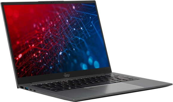 Ноутбук IRU Planio 15INP N-series N100 8Gb SSD256Gb Intel UHD Graphics 15.6" IPS FHD (1920x1080) FreeDOS grey WiFi BT Cam 5000mAh (2023738)