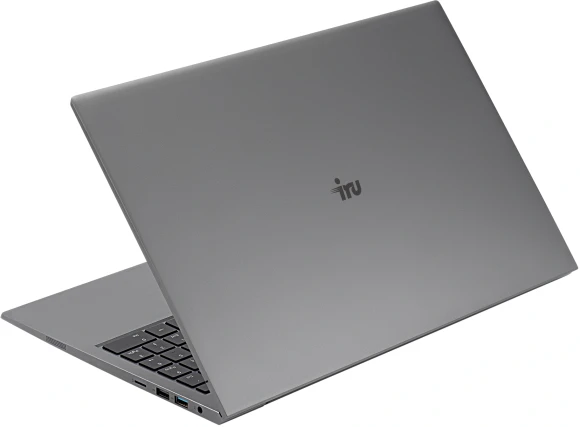 Ноутбук IRU Planio 15INP N-series N100 8Gb SSD256Gb Intel UHD Graphics 15.6" IPS FHD (1920x1080) FreeDOS grey WiFi BT Cam 5000mAh (2023738)