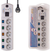 Сетевой фильтр Most EHV 2м (5 розеток) белый (коробка) Сетевой фильтр Most EHV 2м (5 розеток) белый (коробка)