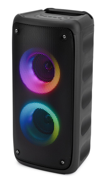 Минисистема Hyundai H-MC1230 черный 18Вт FM USB BT micro SD