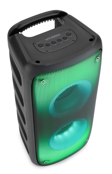 Минисистема Hyundai H-MC1230 черный 18Вт FM USB BT micro SD