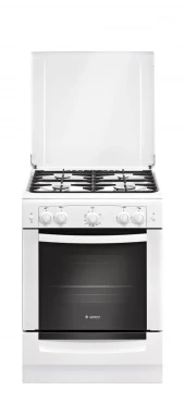 Плита Газовая Gefest 6100-02 0009 белый (металлическая крышка) реш.чугун