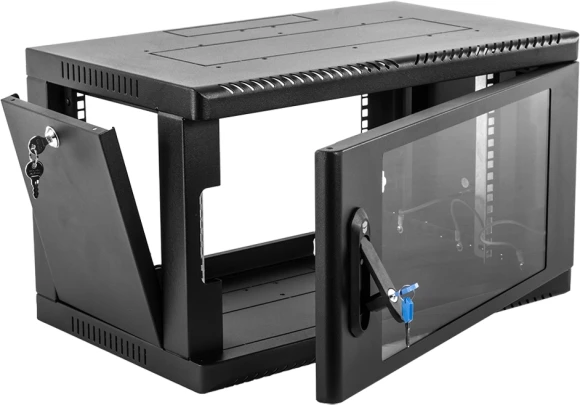 Шкаф коммутационный ЦМО (ШРН-6.350-9005) настенный 6U 600x350мм пер.дв.стекл 200кг черный 300мм 10кг 180град. 346мм IP20 металл Шкаф коммутационный ЦМО (ШРН-6.350-9005) настенный 6U 600x350мм пер.дв.стекл 200кг черный 300мм 10кг 180град. 346мм IP20 металл