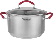 Кастрюля Rondell Sorge RDS-1220 3.1л. d=20см (с крышкой) стальной Кастрюля Rondell Sorge RDS-1220 3.1л. d=20см (с крышкой) стальной