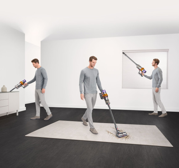 Пылесос Dyson V15 Detect Absolute (SV47) 660Вт желтый/никель Пылесос Dyson V15 Detect Absolute (SV47) 660Вт желтый/никель