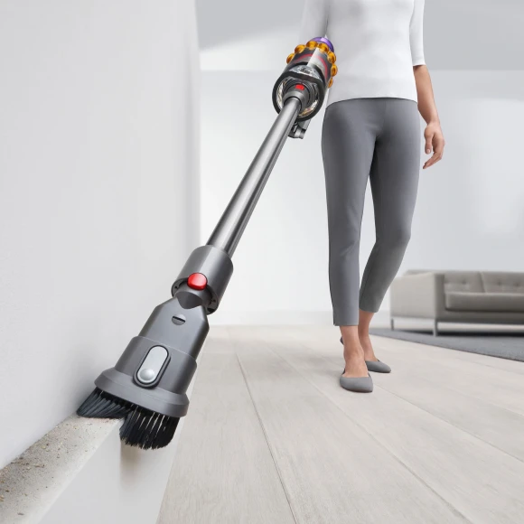 Пылесос Dyson V15 Detect Absolute (SV47) 660Вт желтый/никель Пылесос Dyson V15 Detect Absolute (SV47) 660Вт желтый/никель