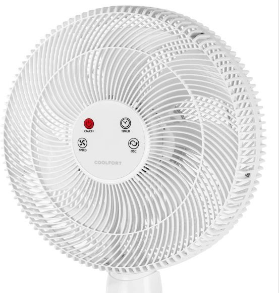 Вентилятор напольный Coolfort CF-2030 50Вт скоростей:3 ПДУ белый/черный