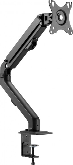 Кронштейн для мониторов Ultramounts UM728 черный 17"-27" макс.7кг крепление к столешнице поворот и наклон Кронштейн для мониторов Ultramounts UM728 черный 17"-27" макс.7кг крепление к столешнице поворот и наклон