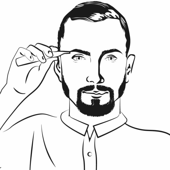 Триммер Beurer HR2000 черный (насадок в компл:1шт) Триммер Beurer HR2000 черный (насадок в компл:1шт)