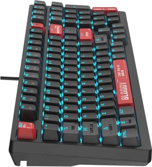 Клавиатура A4Tech Bloody AT98 механическая черный/красный USB for gamer LED (AT98) кабель 1.8м Клавиатура A4Tech Bloody AT98 механическая черный/красный USB for gamer LED (AT98) кабель 1.8м